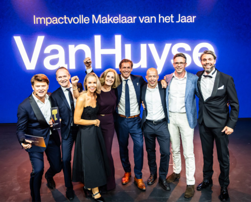 Kernteam VanHuyse op het podium